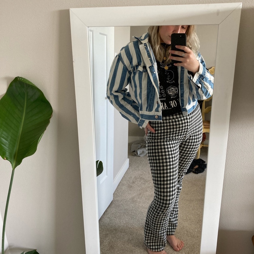 Striped Denim Jacket - Picture 4 of 4